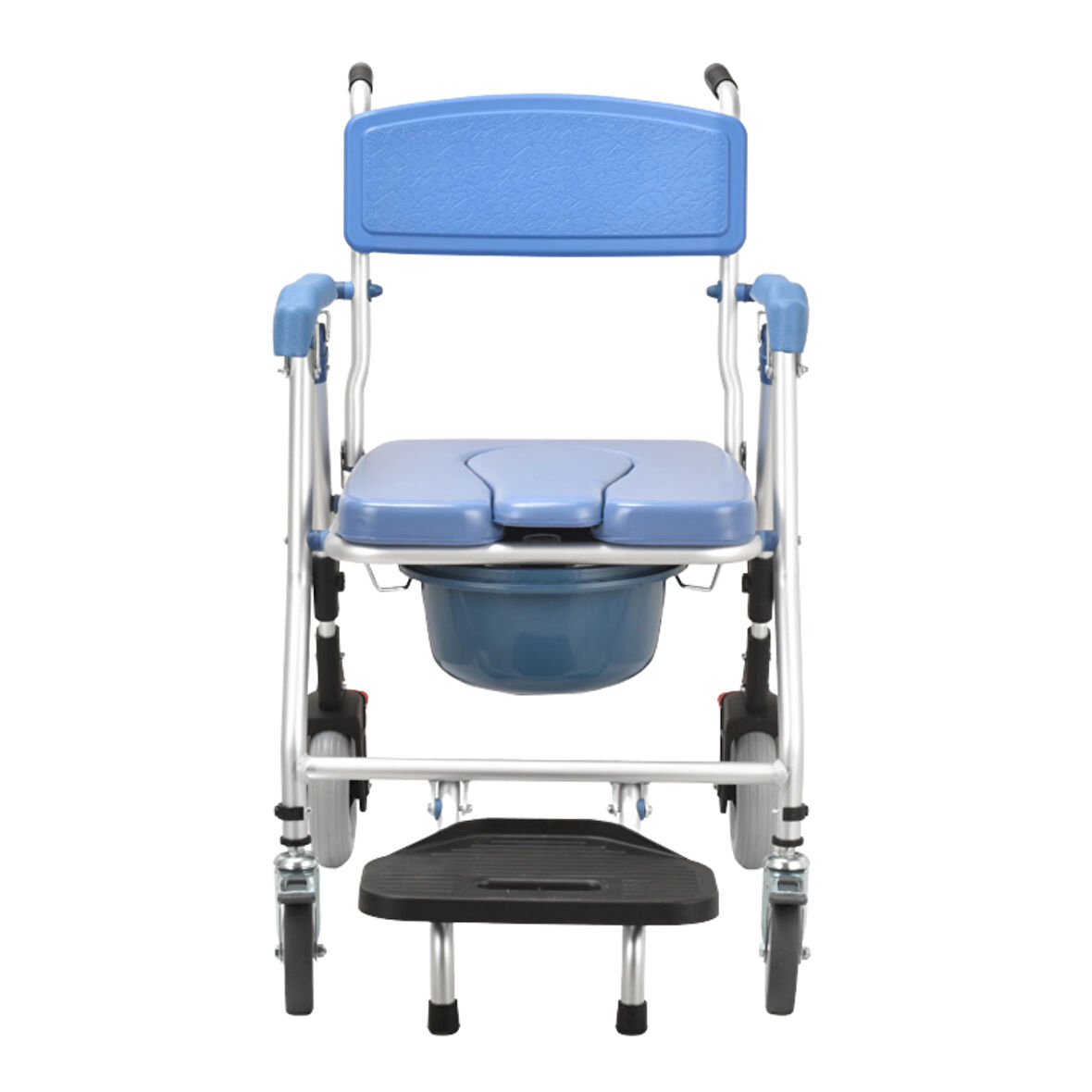 Respirox Banyo Özellikli Seyyar Tuvalet | Katlanabilir Pedallı, Hafif ve Frenli Tasarım RLTS-02