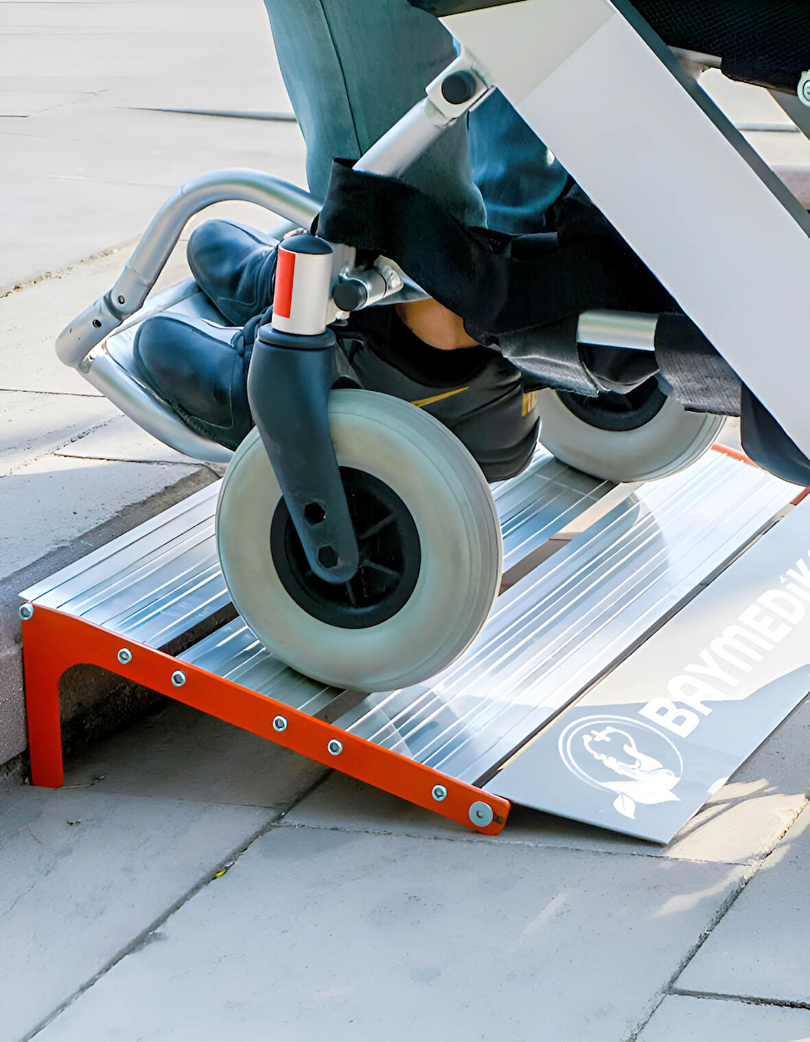 Eşik Rampası | Hafi, Dayanıklı, Portatif veya Sabit Kullanım 40x80cm