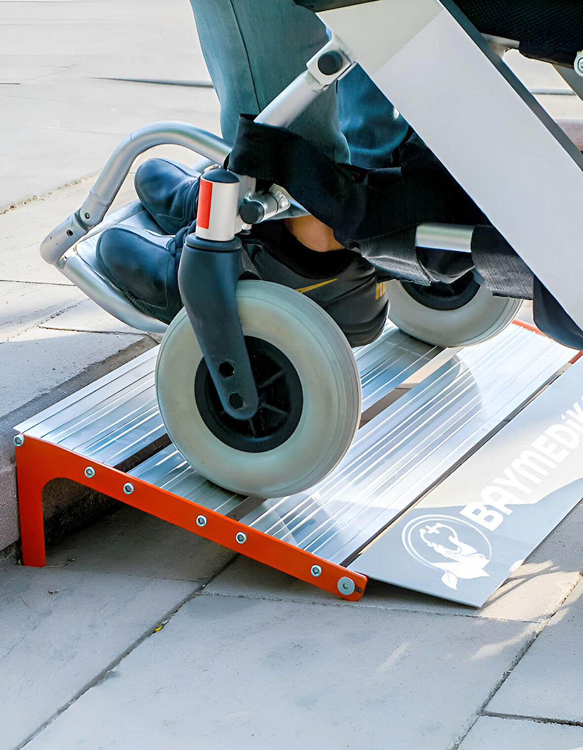 Eşik Rampası | Hafi, Dayanıklı, Portatif veya Sabit Kullanım 40x90cm