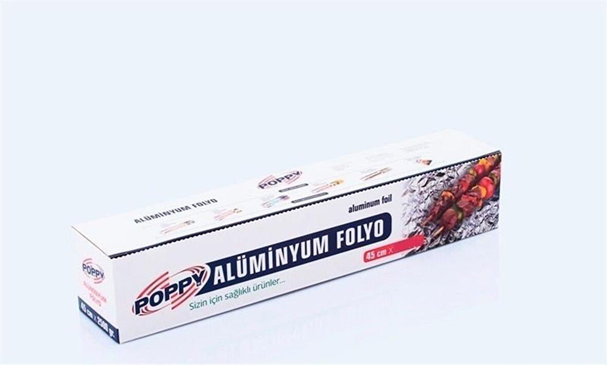 Poppy Alüminyum Folyo 45cmx800gr