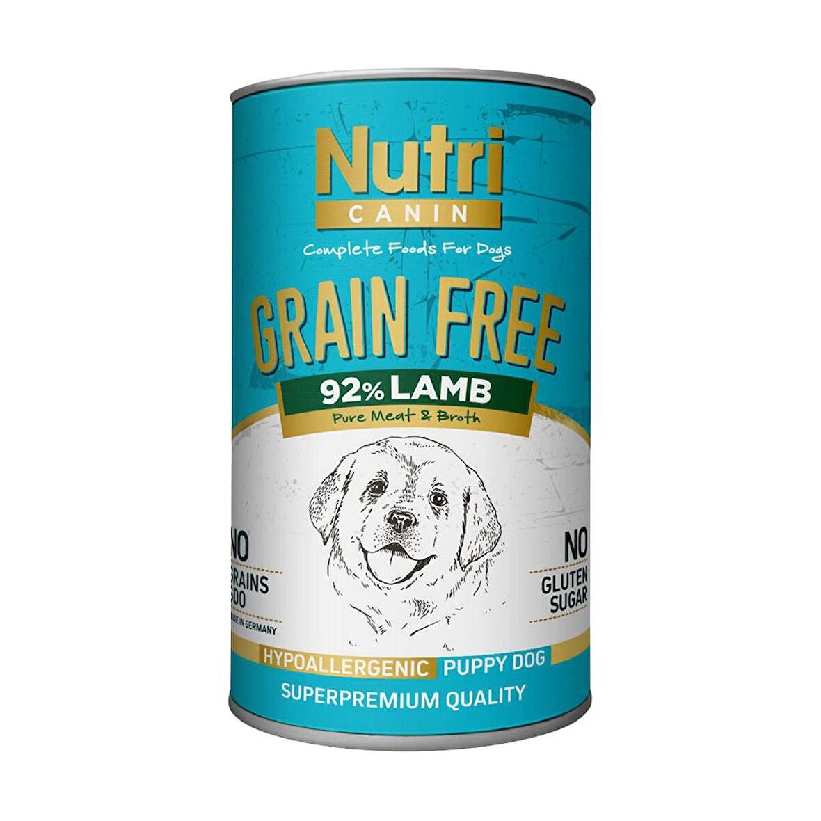 Nutri Canin %92 Kuzu Etli 400Gr Tahılsız Yaş Yavru Köpek Maması