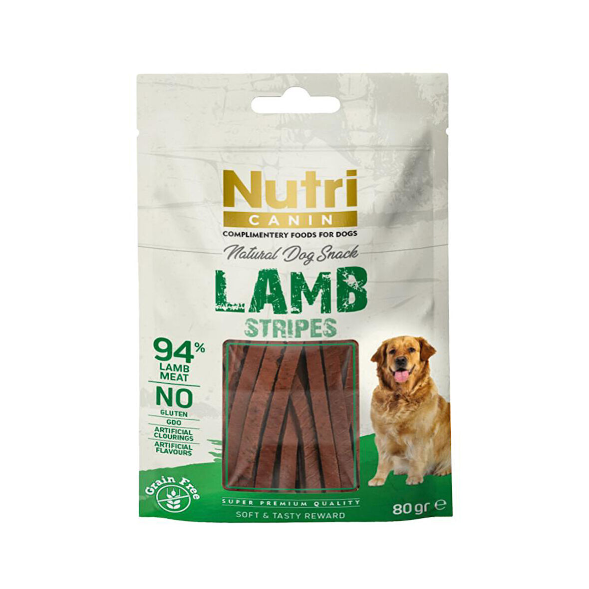 Nutri Canin 80Gr %100 Doğal Etten Natural Dog Snack Kuzu Etli Çubuk Atıştırmalık 1Adet Köpek Ödülü