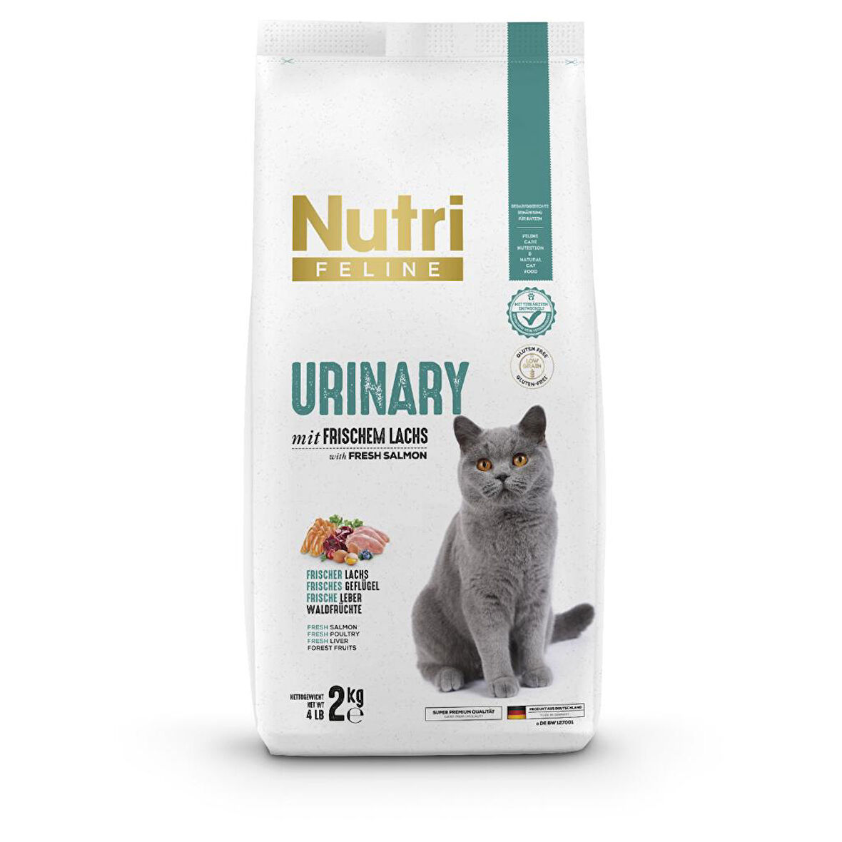 Nutri Feline 2Kg Yetişkin Somon Etli  Adult Urinary Kedi Maması