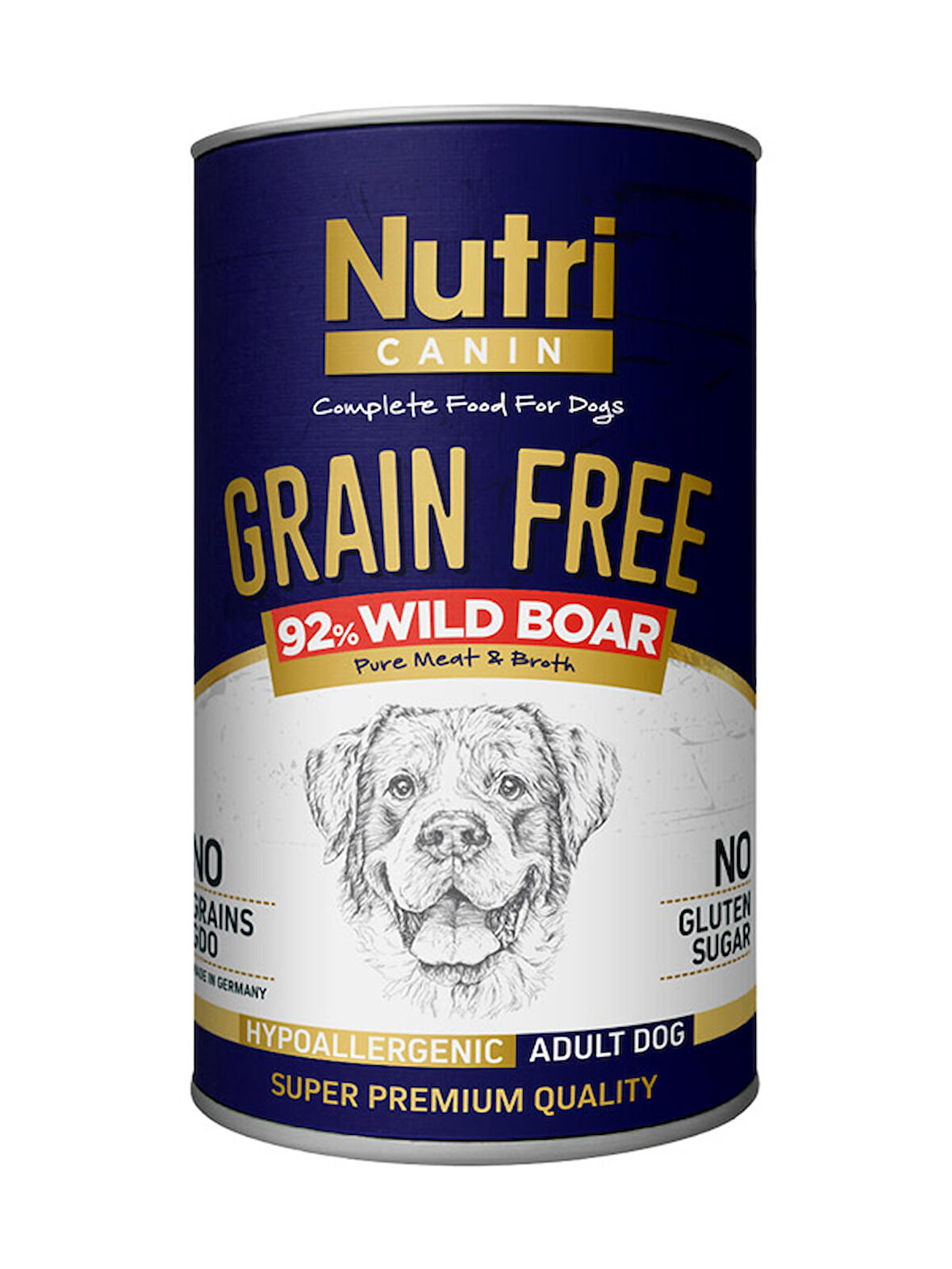 Nutri Canin %92 Domuz Etli 400Gr Tahılsız Yaş Mama