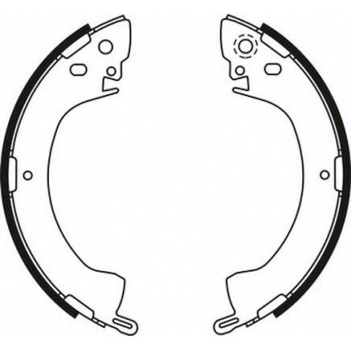 Mitsubıshı Ticarı Arka Fren Balatası Pabuc L300 1990 2008 L200 1986 1996 - Braxıs Ac0022