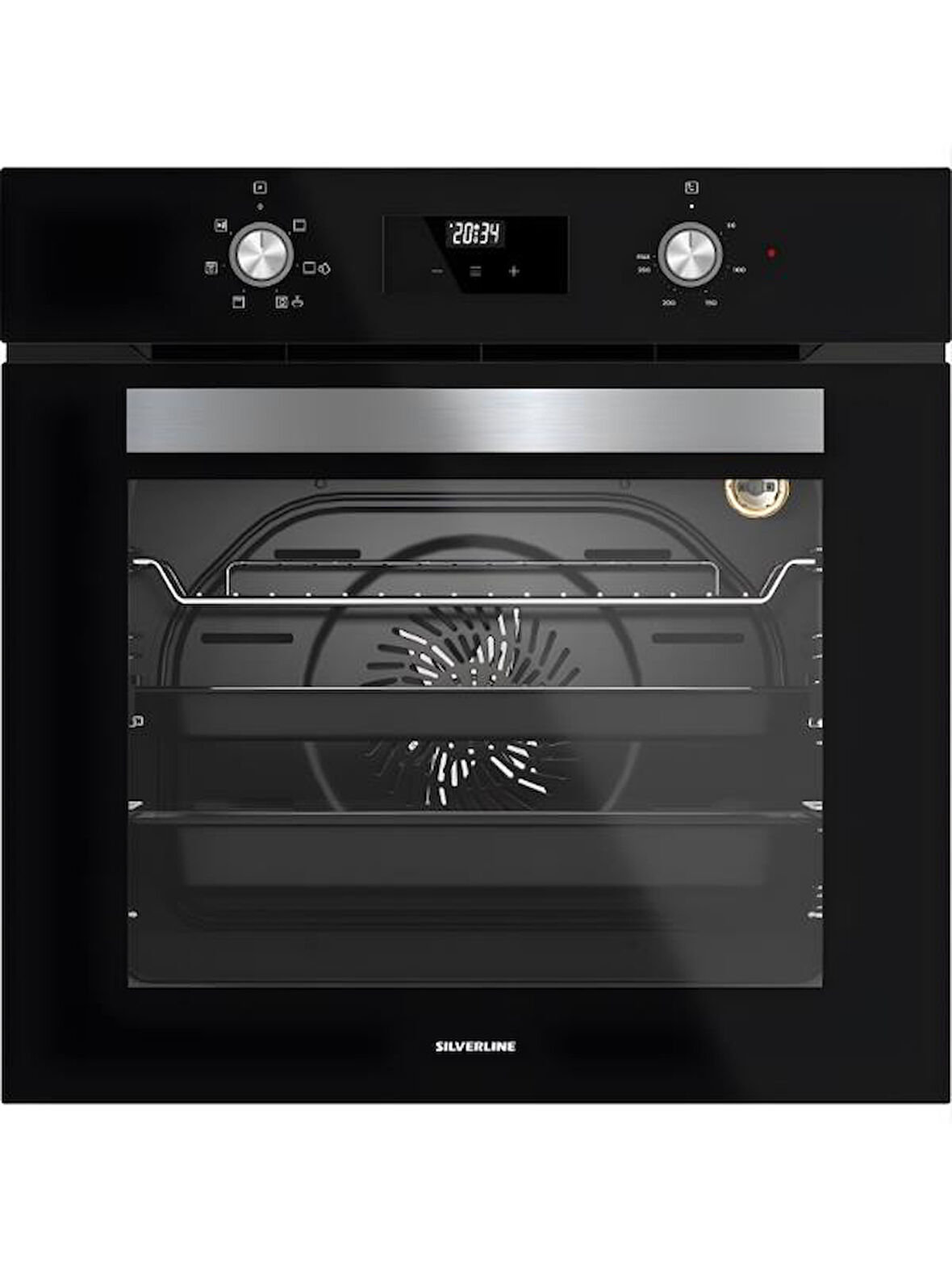 Silverline BO6502B02 72 Lt. Siyah Ankastre Fırın