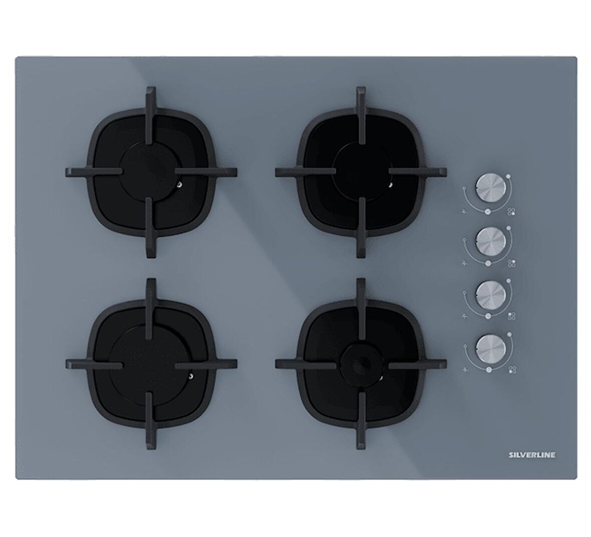 Silverline CS5610S01 Ankastre Ocak Gri