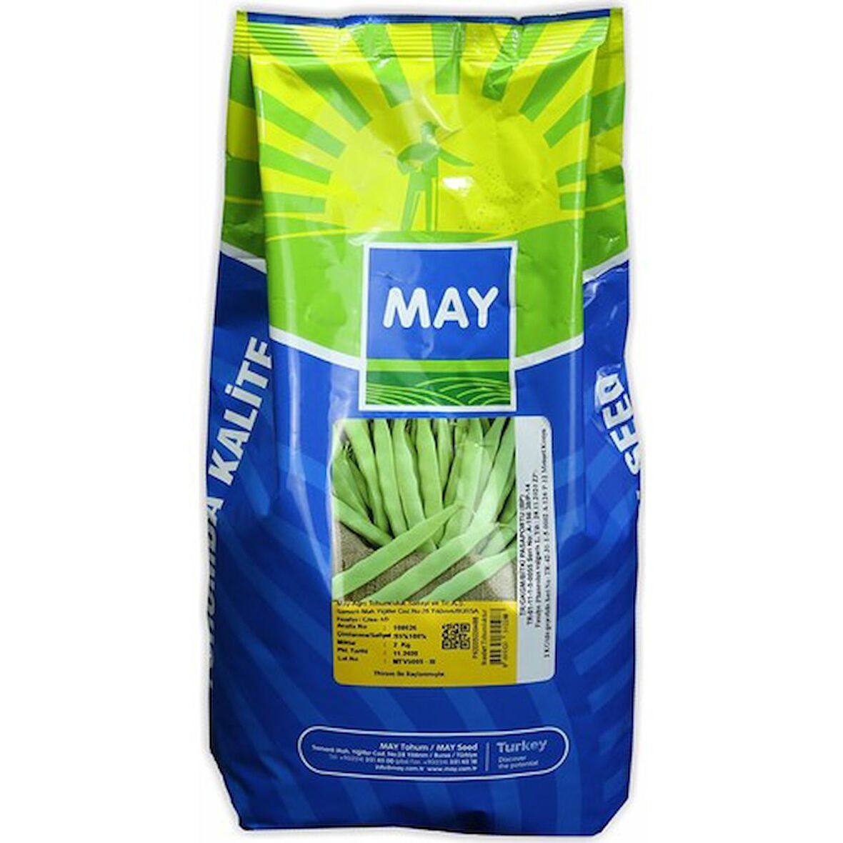MAY GİNA FASULYE (500 gr) 2022 Üretimli