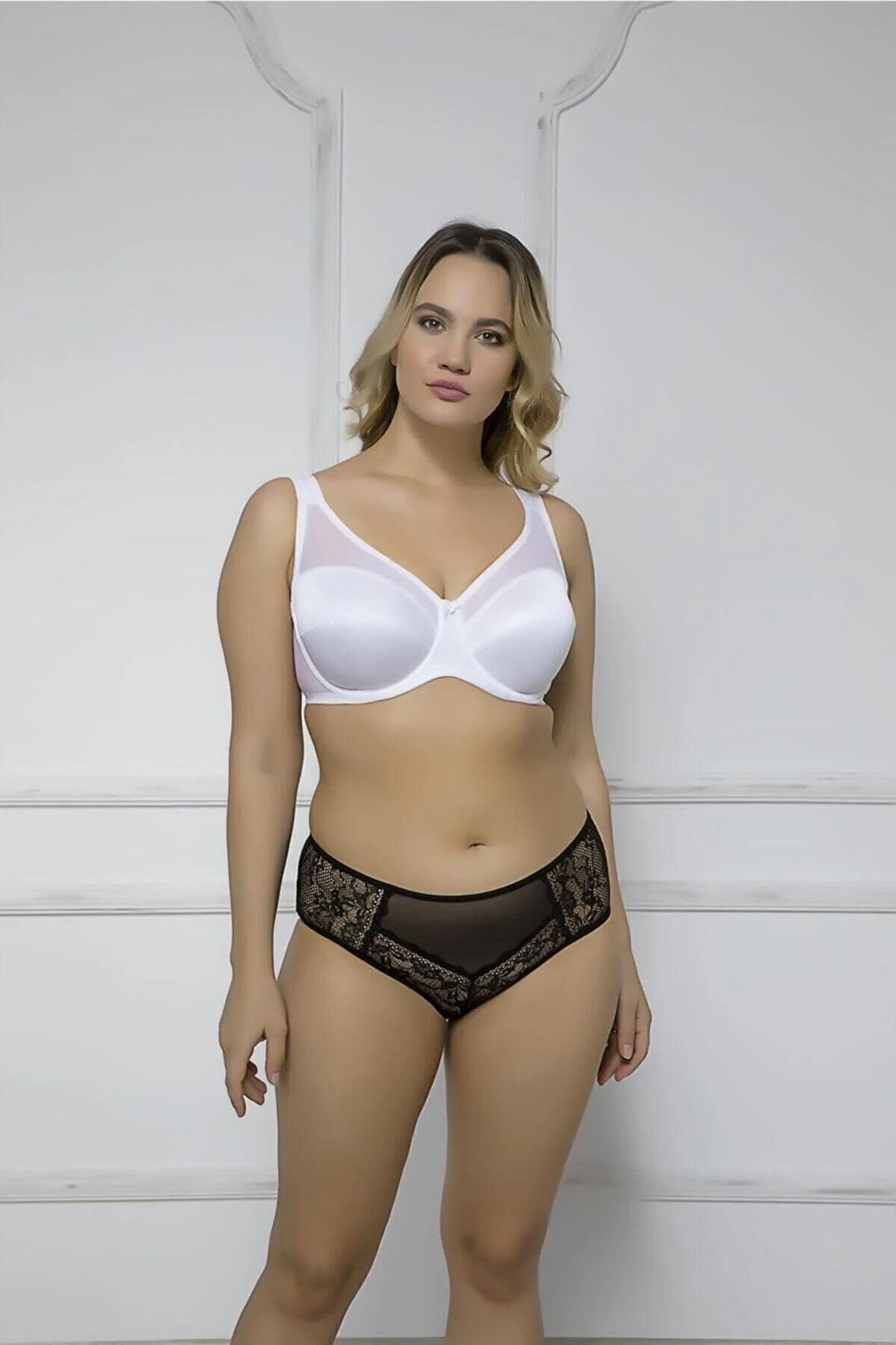 2122 Beyaz Minimizer Toparlayıcı Sütyen (BALENLİ)