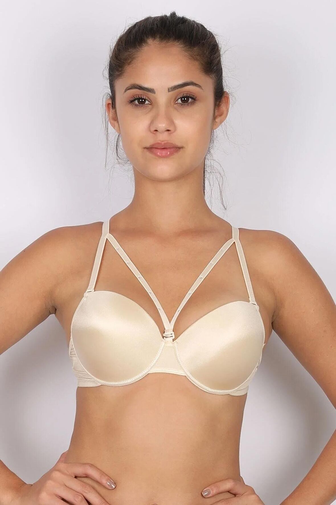 107 Destekli Push-up Sütyen Ten
