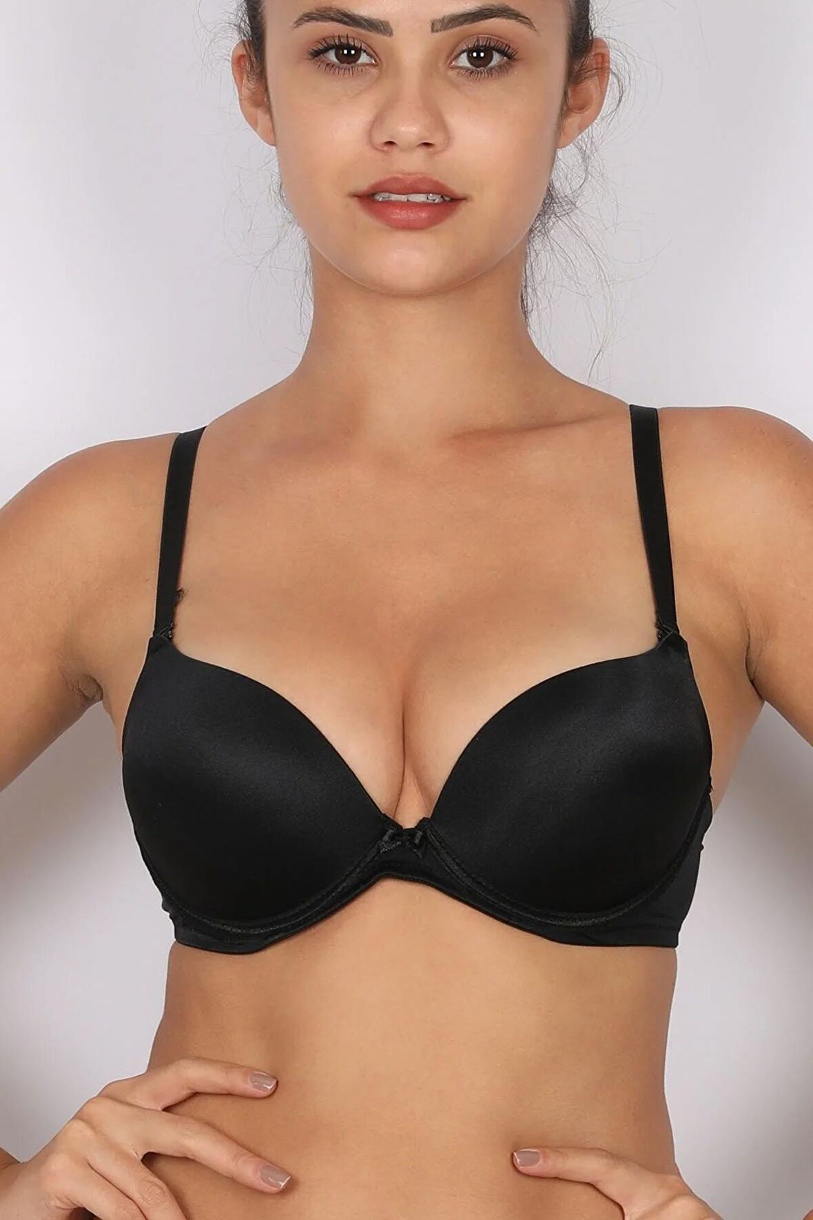 109 Destekli Push-up Sütyen Siyah