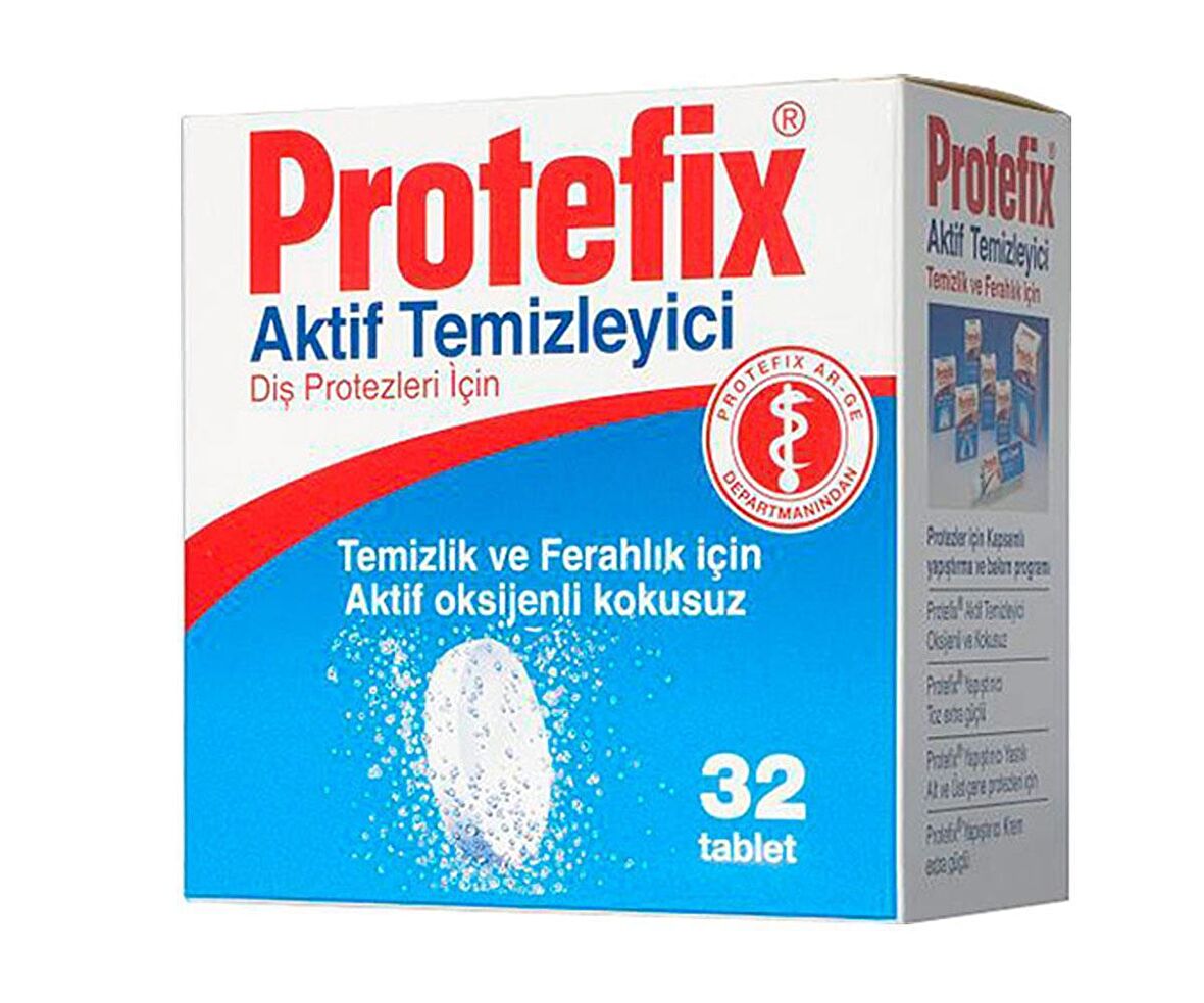 Protefix Aktif Temizleyici Tabletler 32 Adet