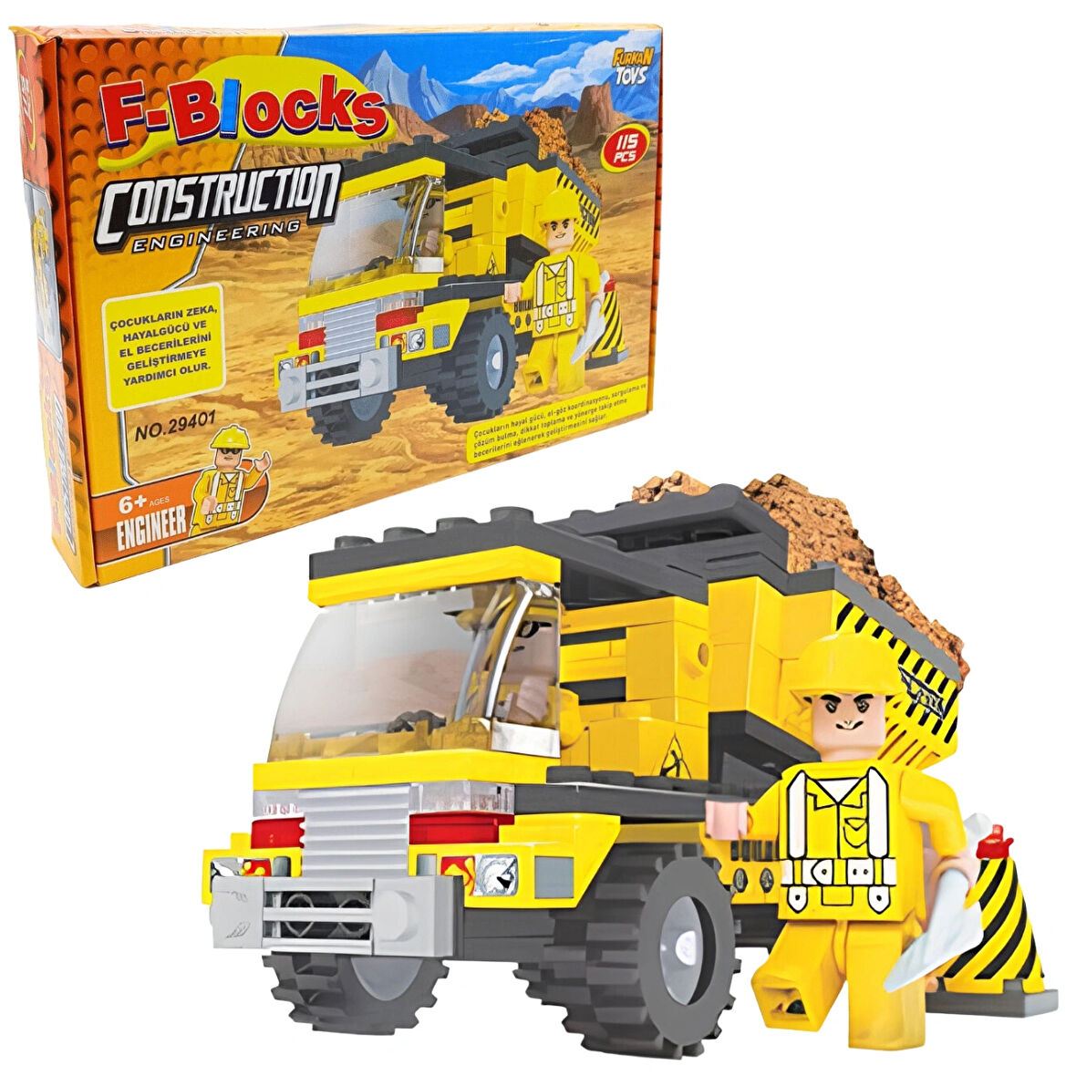 F-Blocks İnşaat Serisi Lego 115 Parça FR37982