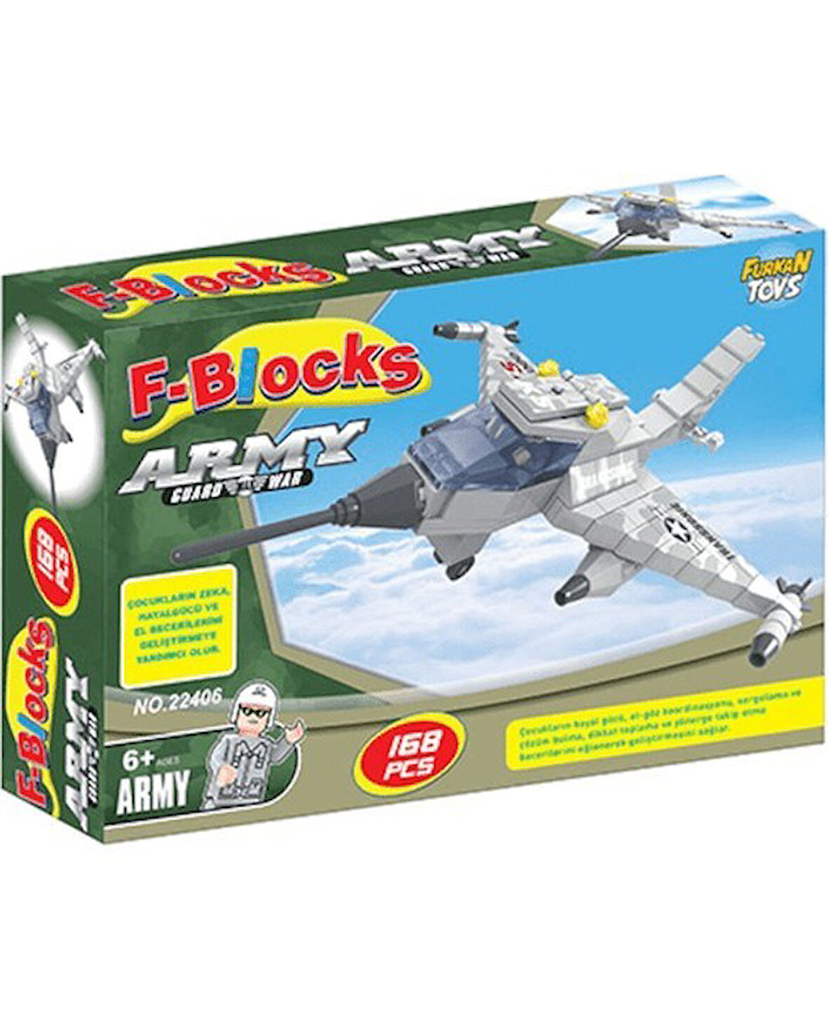  F-Blocks Asker Seri 168 Parça 8132