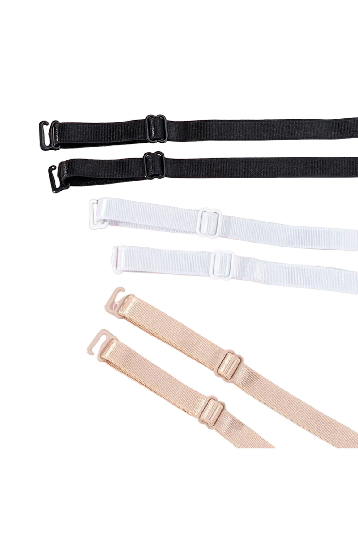 Yedek Sütyen Askısı 3'lü Set Çok Renkli