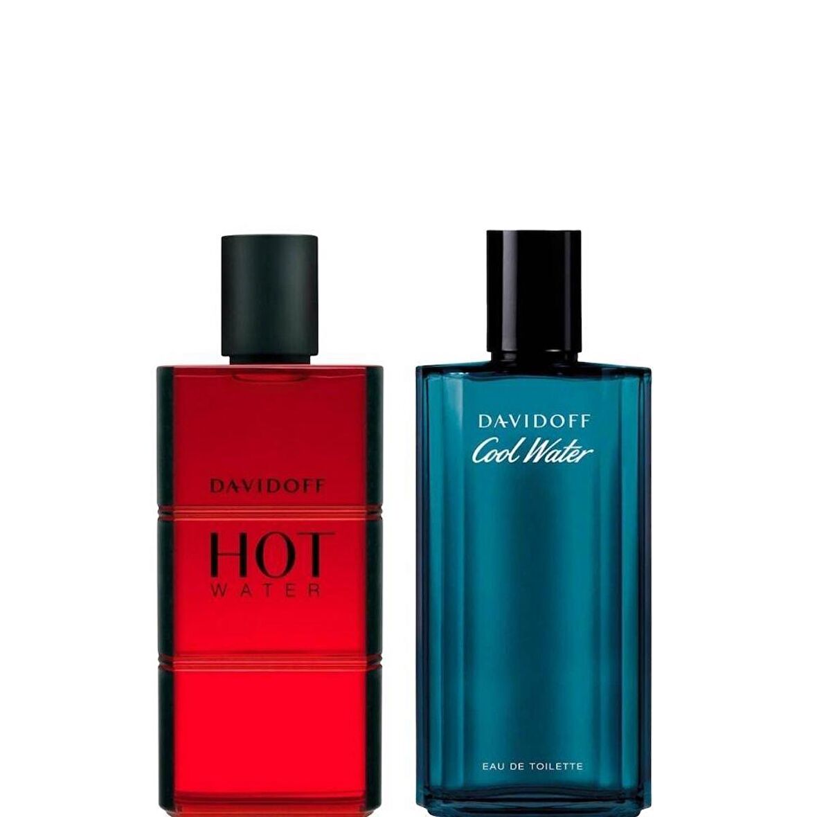 Davidoff Cool Water EDT 125 ml + Hot Water EDT 110 ml Erkek Parfüm Seti