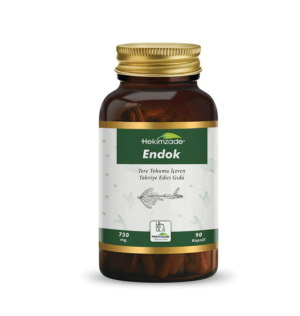 ENDOK 90 KAPSÜL 750mg - Tere Tohumu İçeren Takviye Edici Gıda