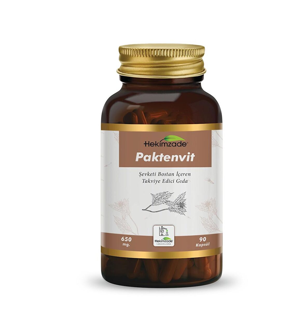 PAKTENVİT 90 KAPSÜL 650mg - Şevketi Bostan İçeren Takviye Edici Gıda