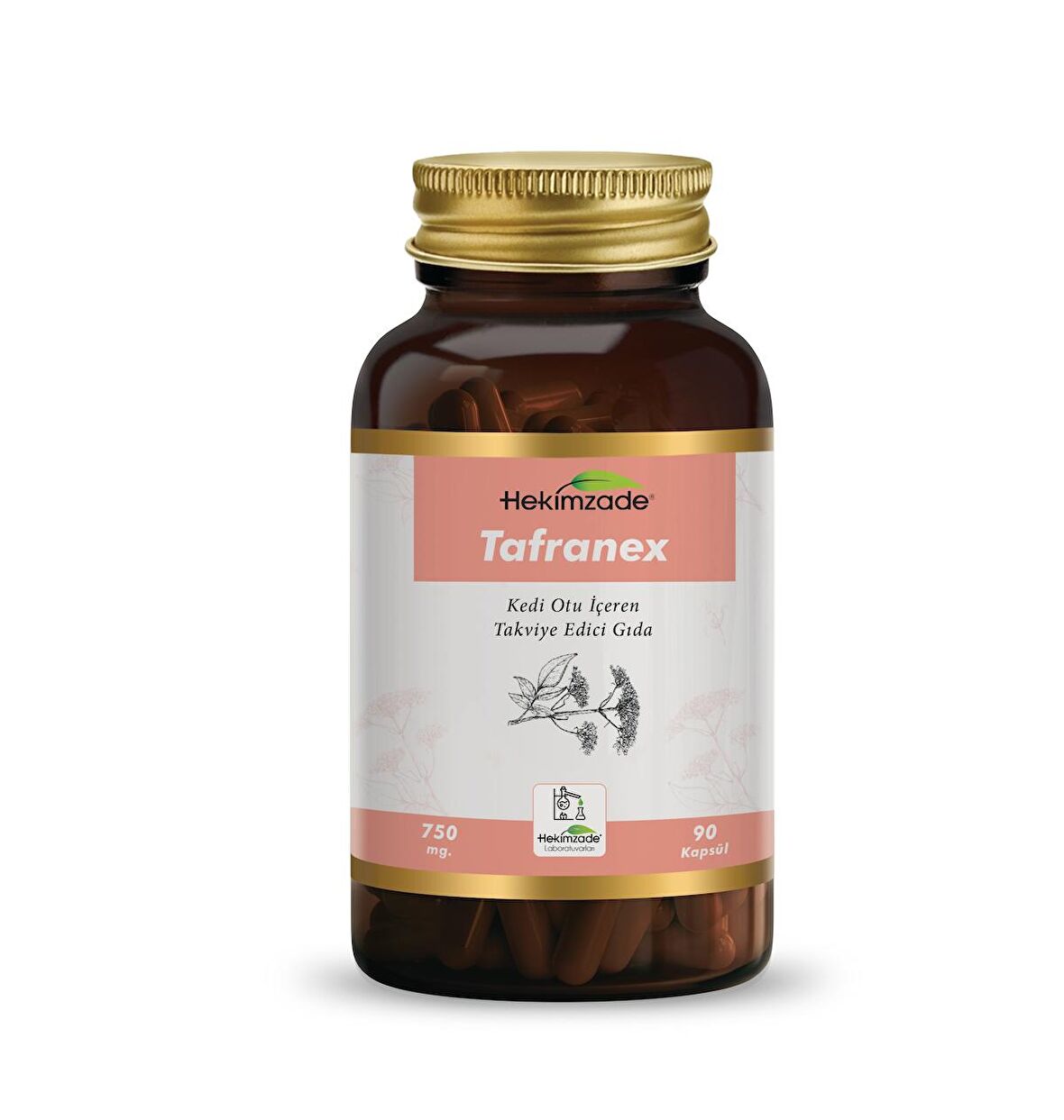 TAFRANEX 90 KAPSÜL 750mg - KEDİ OTU İÇEREN TAKVİYE EDİCİ GIDA