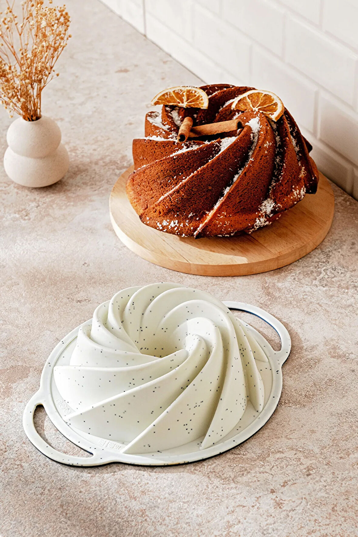 Emsan Blue Dot Silikon Kek Kalıbı