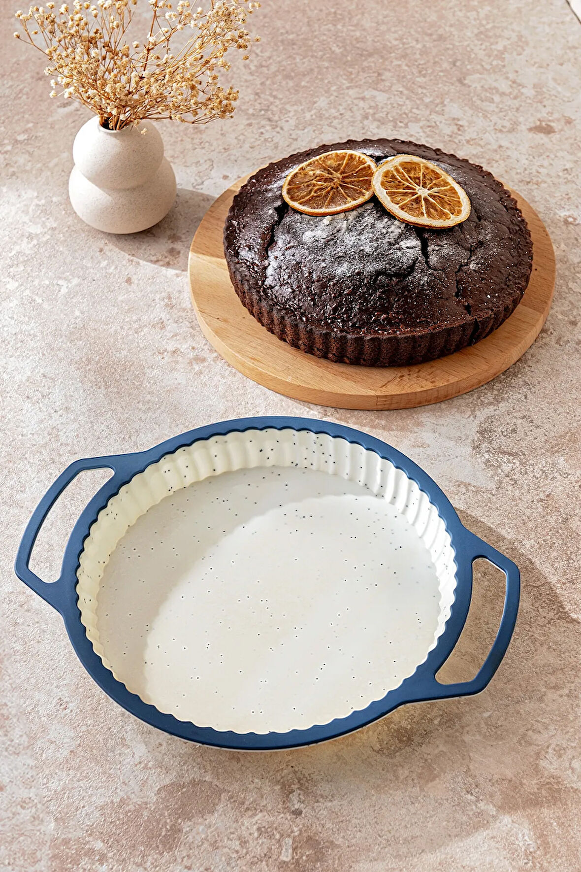 Emsan Blue Dot Silikon Tart Kalıbı