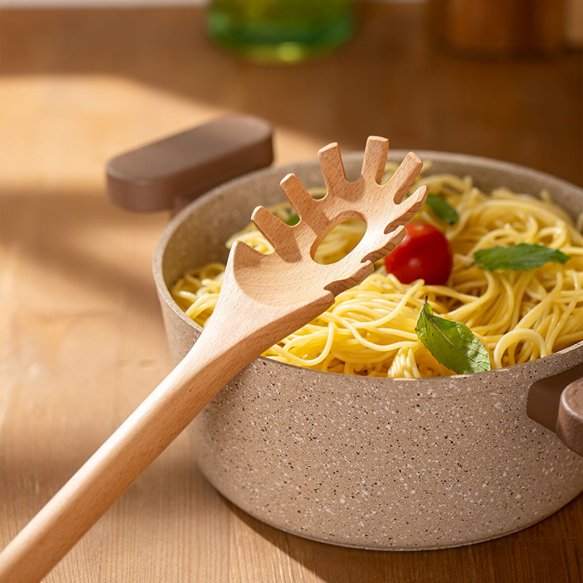 Emsan Rustik Spagetti Kaşığı 28 cm