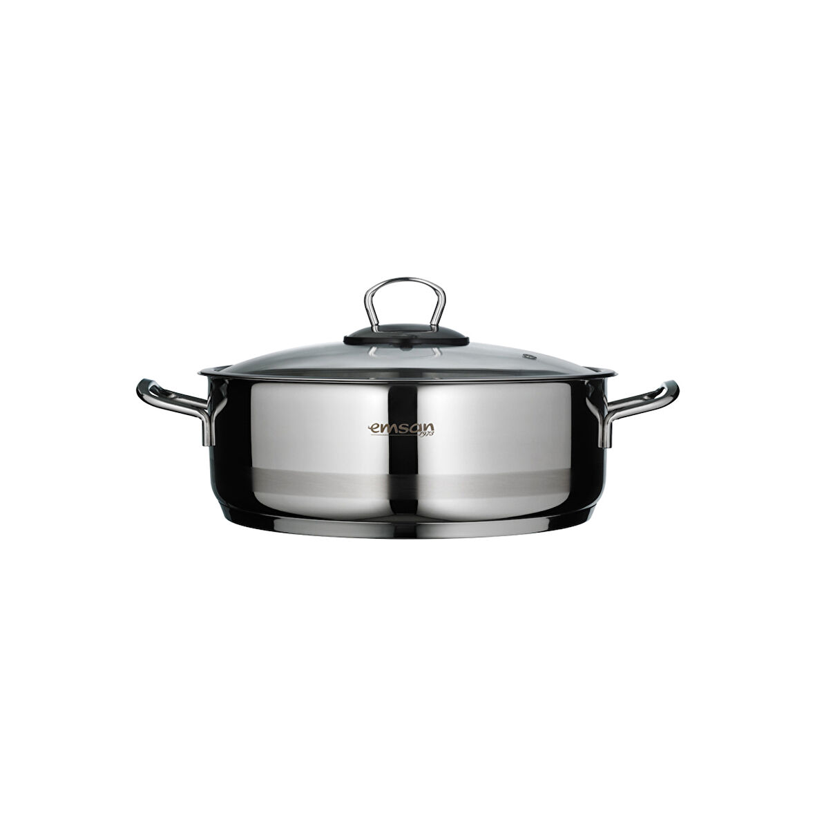 Emsan Golden 6 Kişilik Cam Pasta Seti 21 cm
