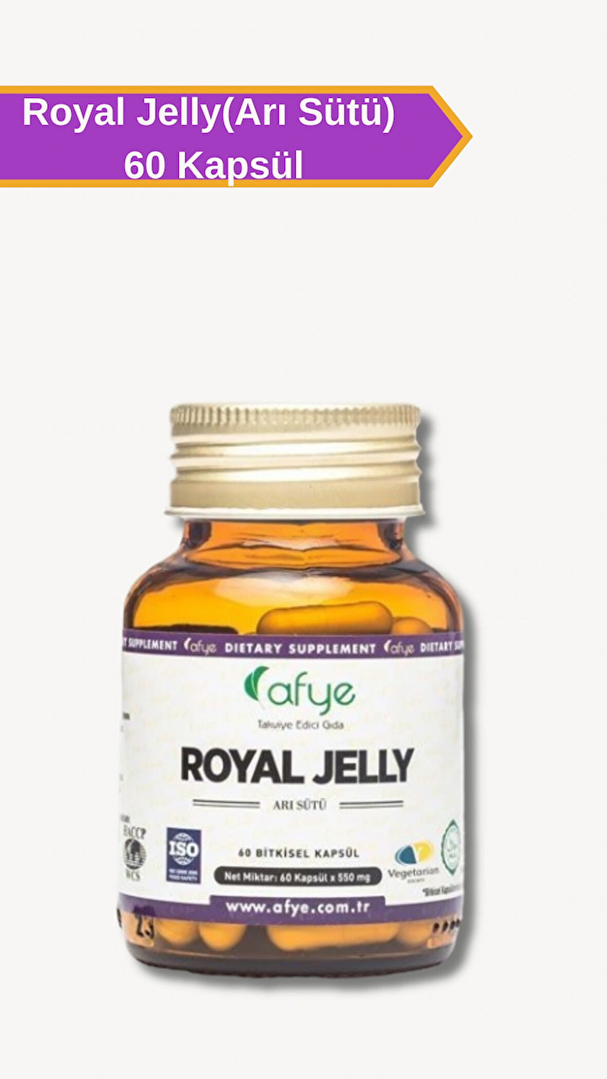 Afye Royal Jelly Arı Sütü 60 kapsül