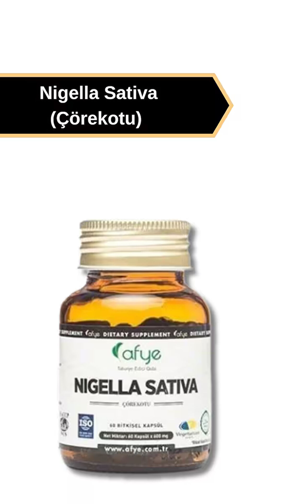 Afye Nigella Sativa (çörek otu) 60 kapsül