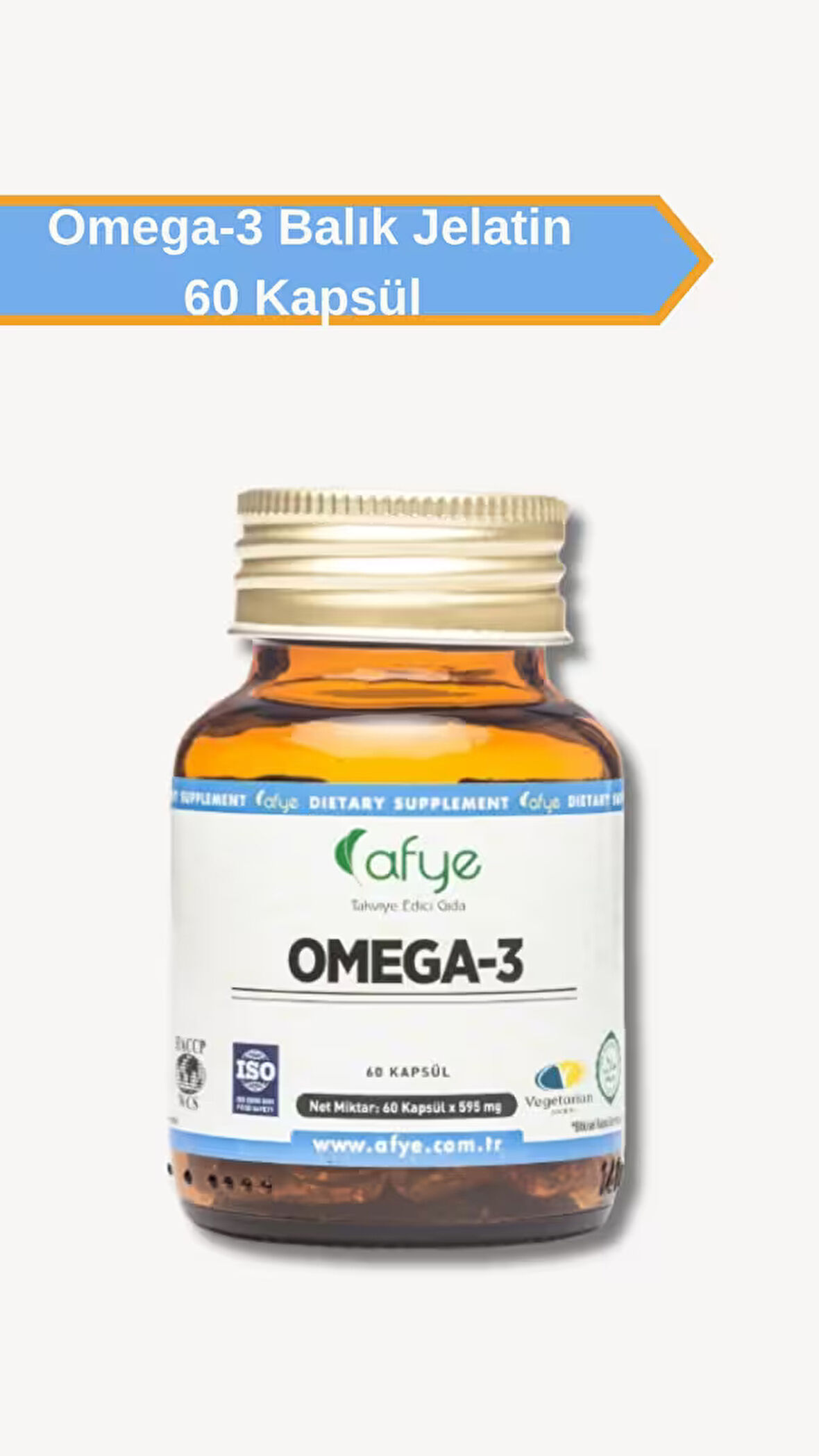 Afye Omega-3   (Balık jelatin 60 kapsül)