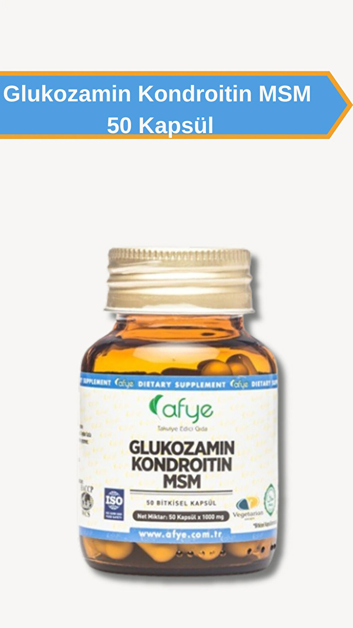 Afye Glukozamin Kondroitin Msm -50Kapsül