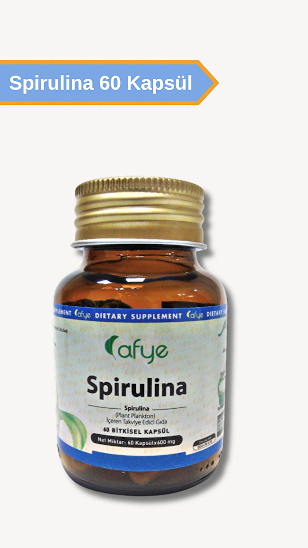 Afye Spirulina  60 Kapsül