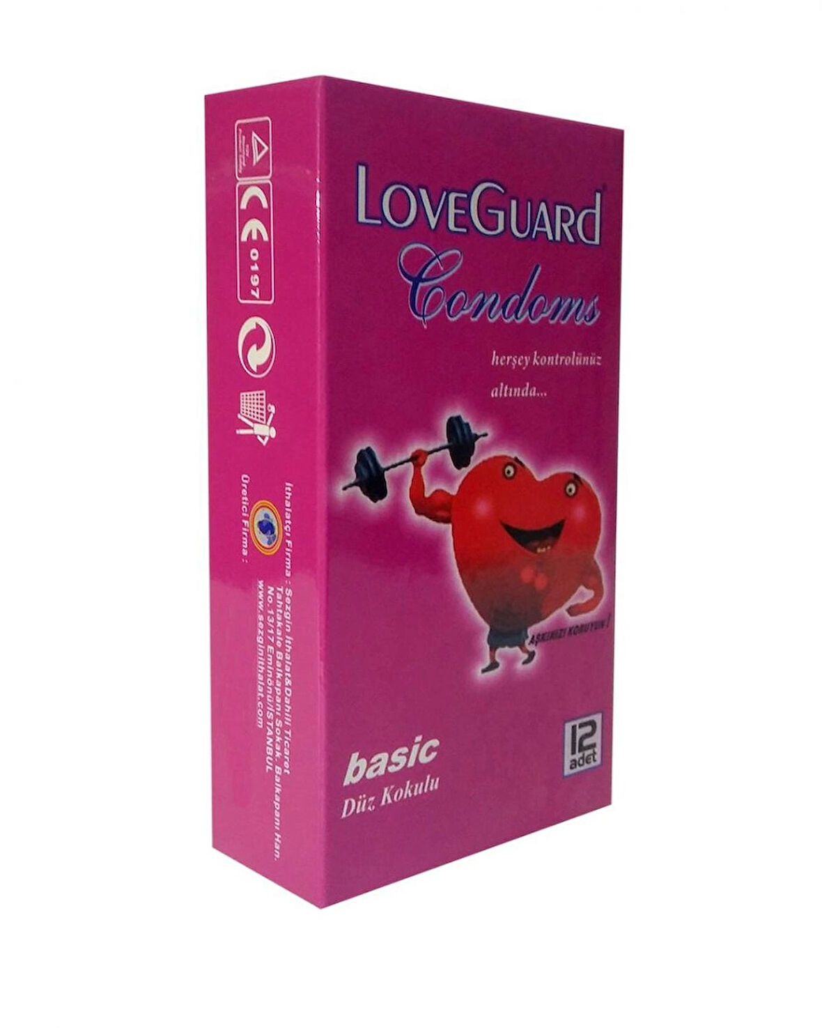 Loveguard Basic (düz Kokulu ) Prezervatif