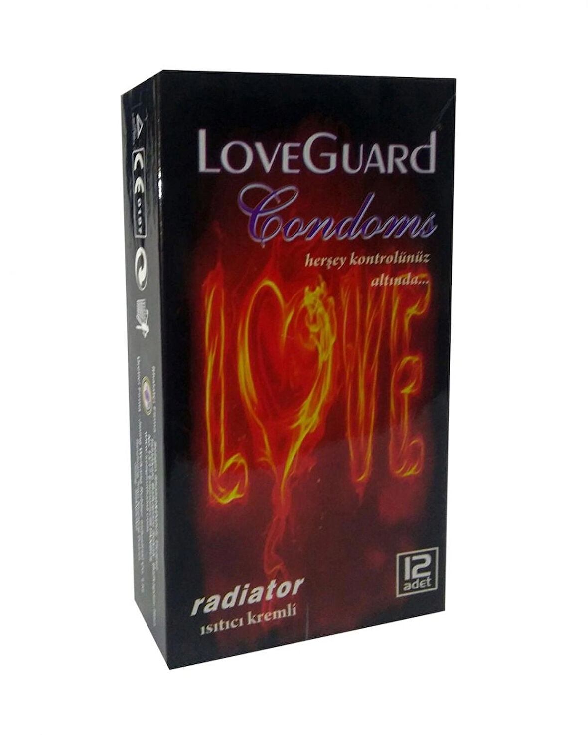 LoveGuard Radiatör ( Isıtıcı Kremli ) Prezervatif