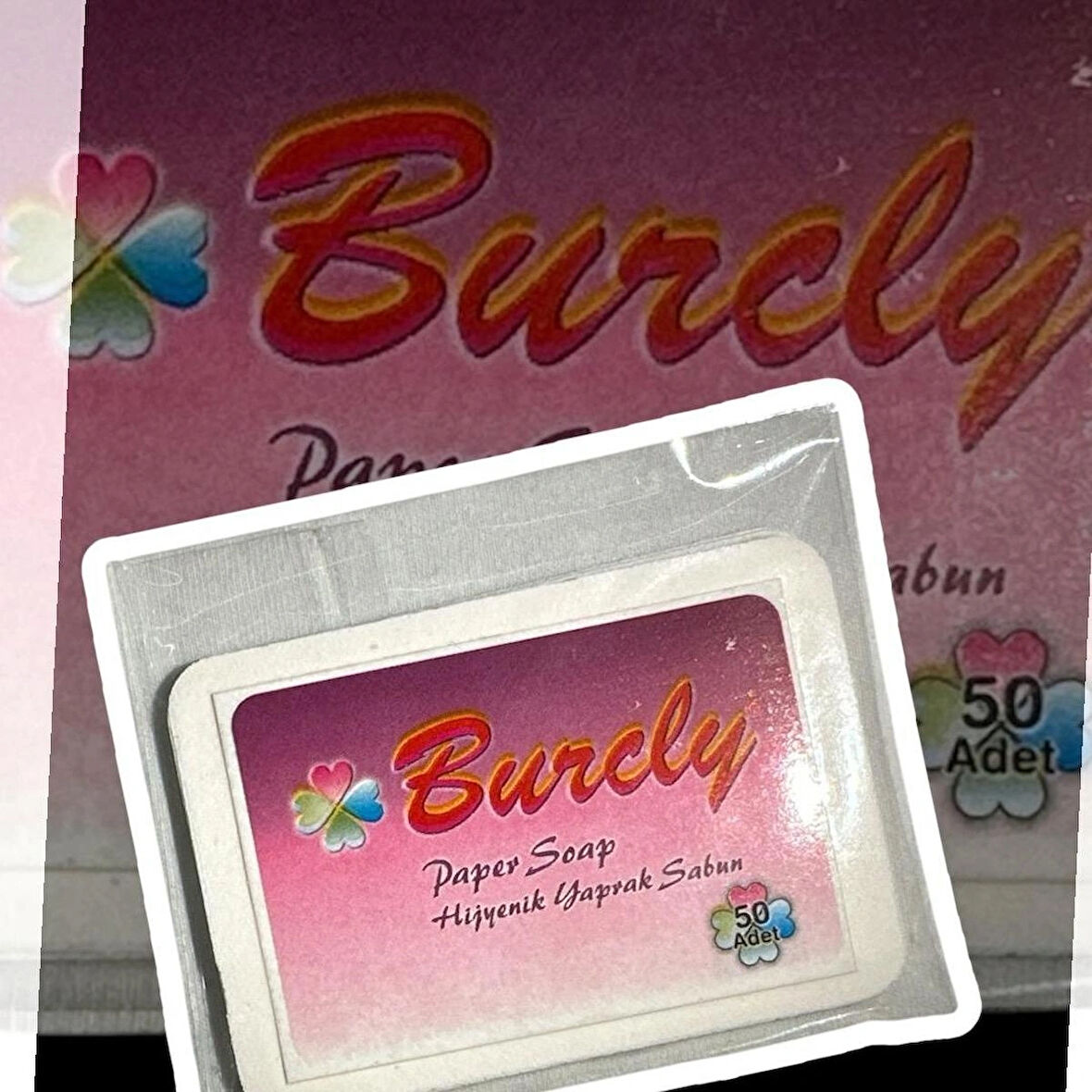 Burcly Kağıt Sabun 10'lu Paket 500 yaprak