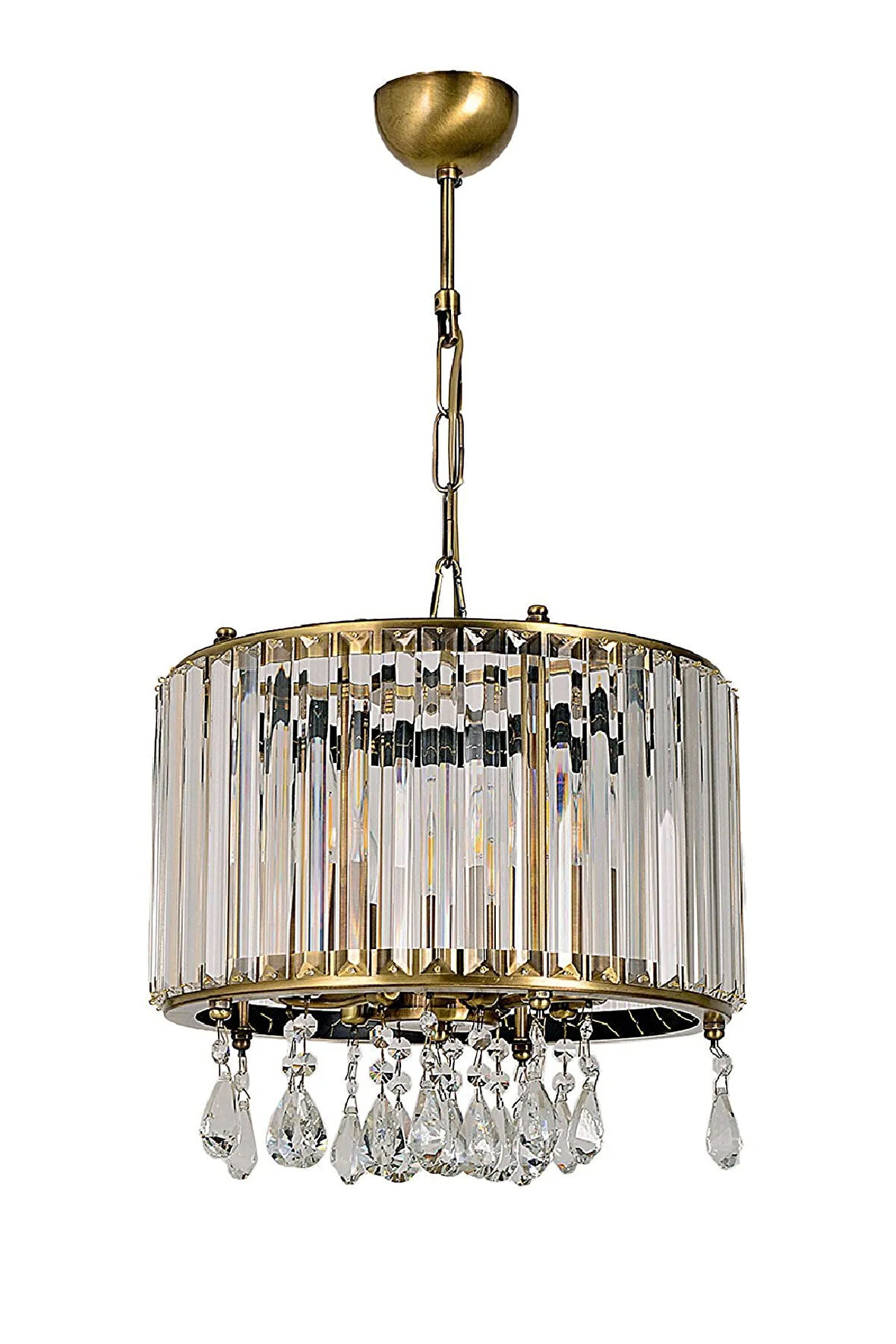 Roni Eskitme Renkli, Kristal Taşlı, Sarkıt Avize, Bs.7433-52-35