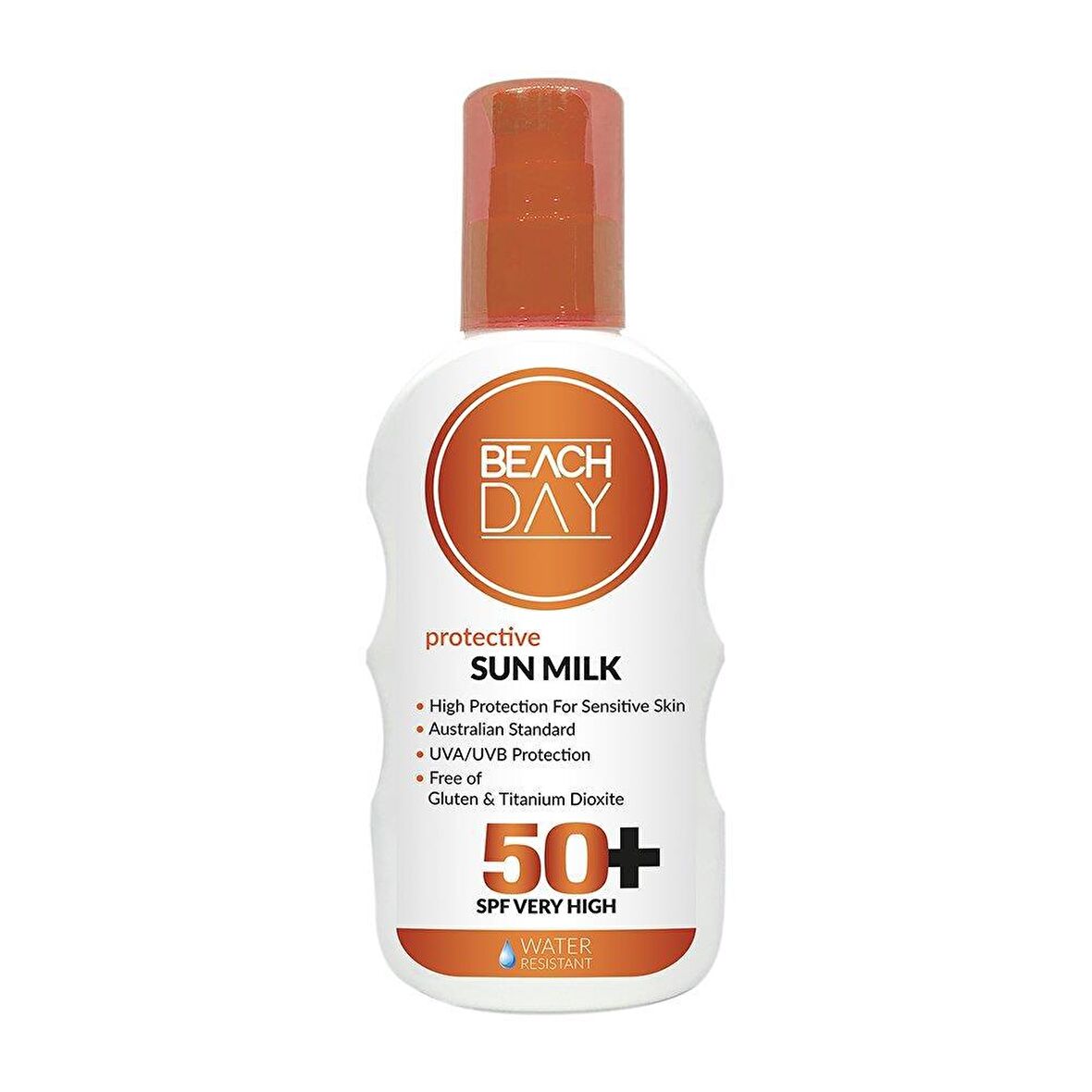 Beach Day Protective 50+ Faktör Hassas Ciltler İçin Renksiz Yüz Güneş Koruyucu Krem 150 ml