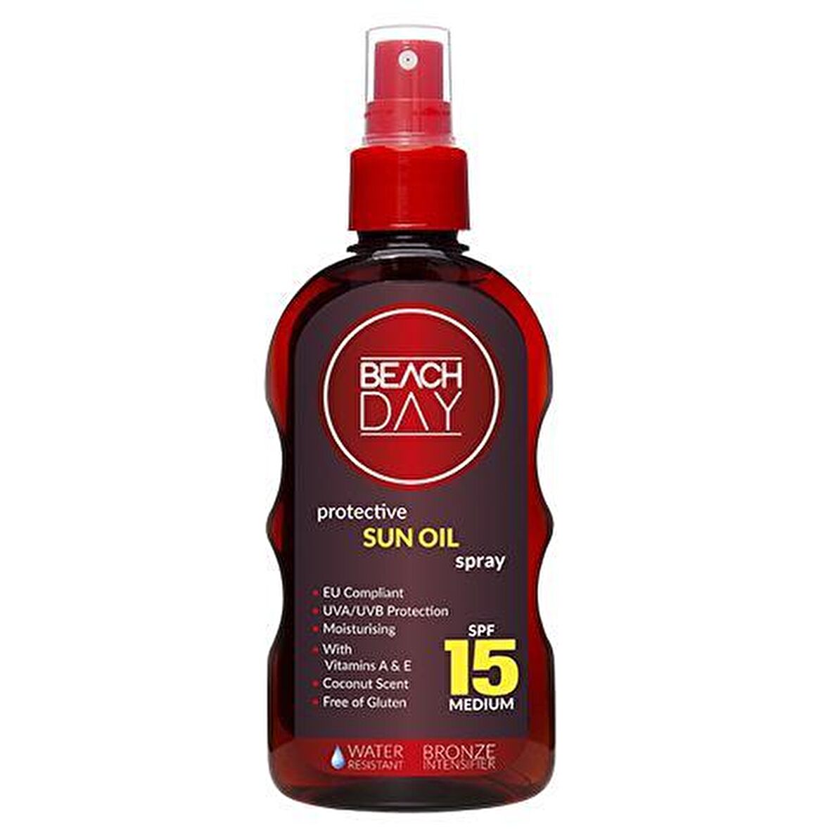 Beach Day Dry Oil 15 Faktör Hindistan Cevizi Yağı Suya Dayanıklı Bronzlaştırıcı Yağ 150 ml