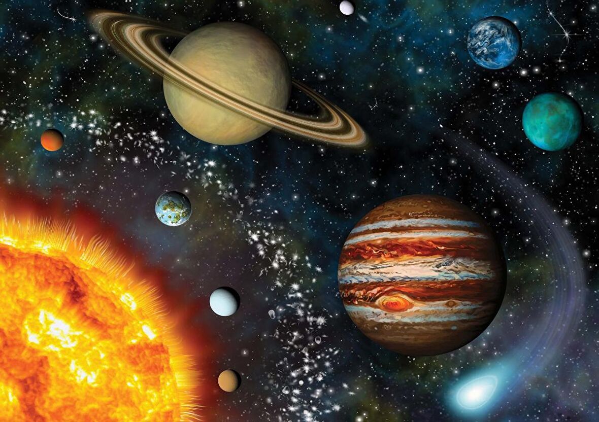 Nova Puzzle Solar Sistem 12+ Yaş Küçük Boy Puzzle 1000 Parça