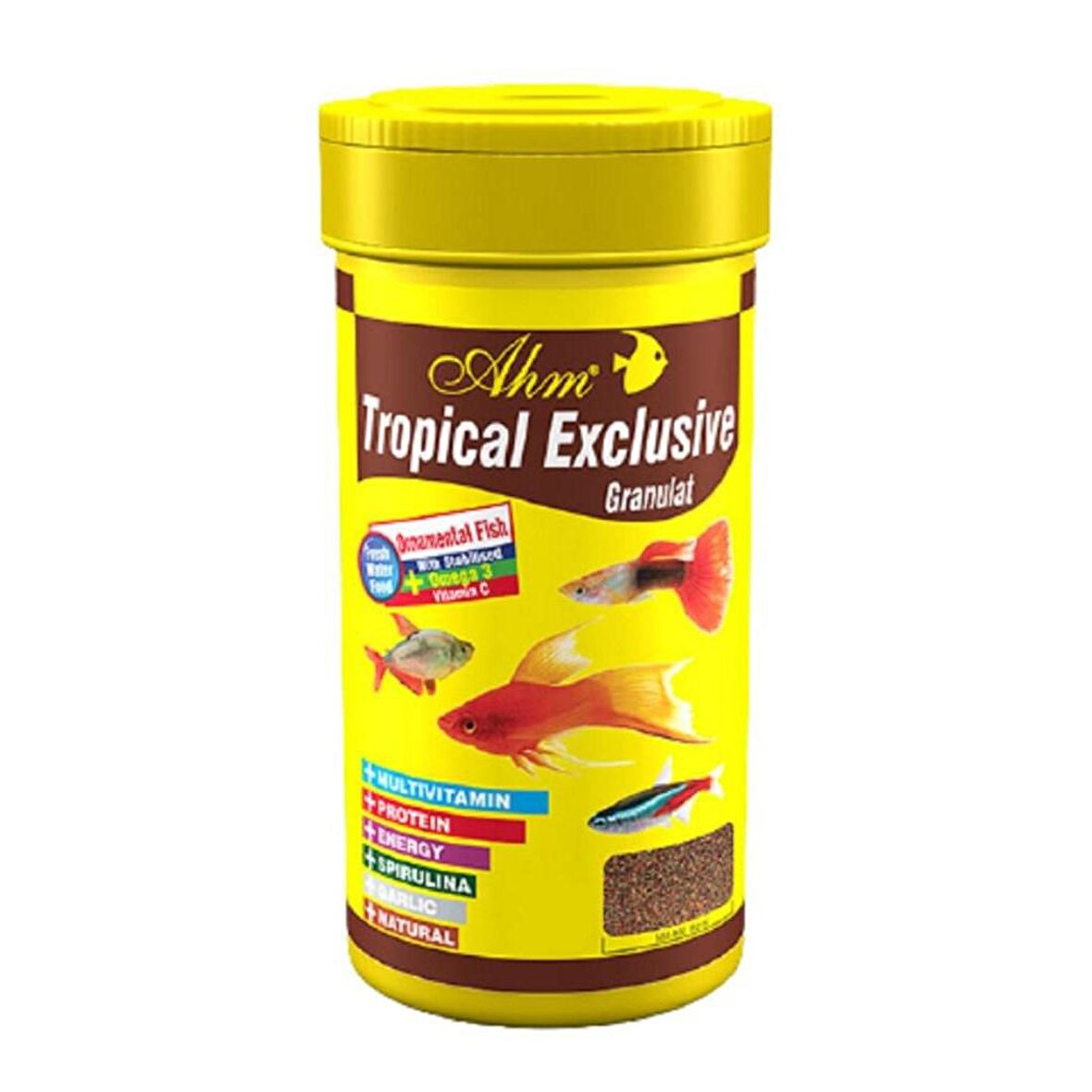 Ahm Tropical Exclusive Granulat Balık Yemi 250 Ml