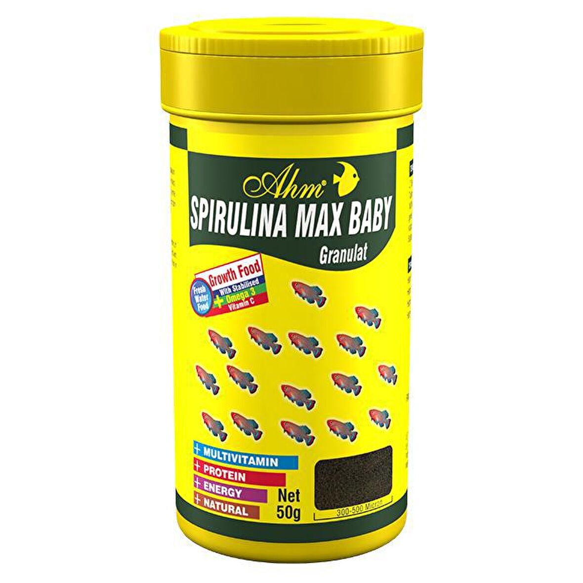 Ahm Marin Spirulina Max Baby Yavru Balık Yemi 100 ML