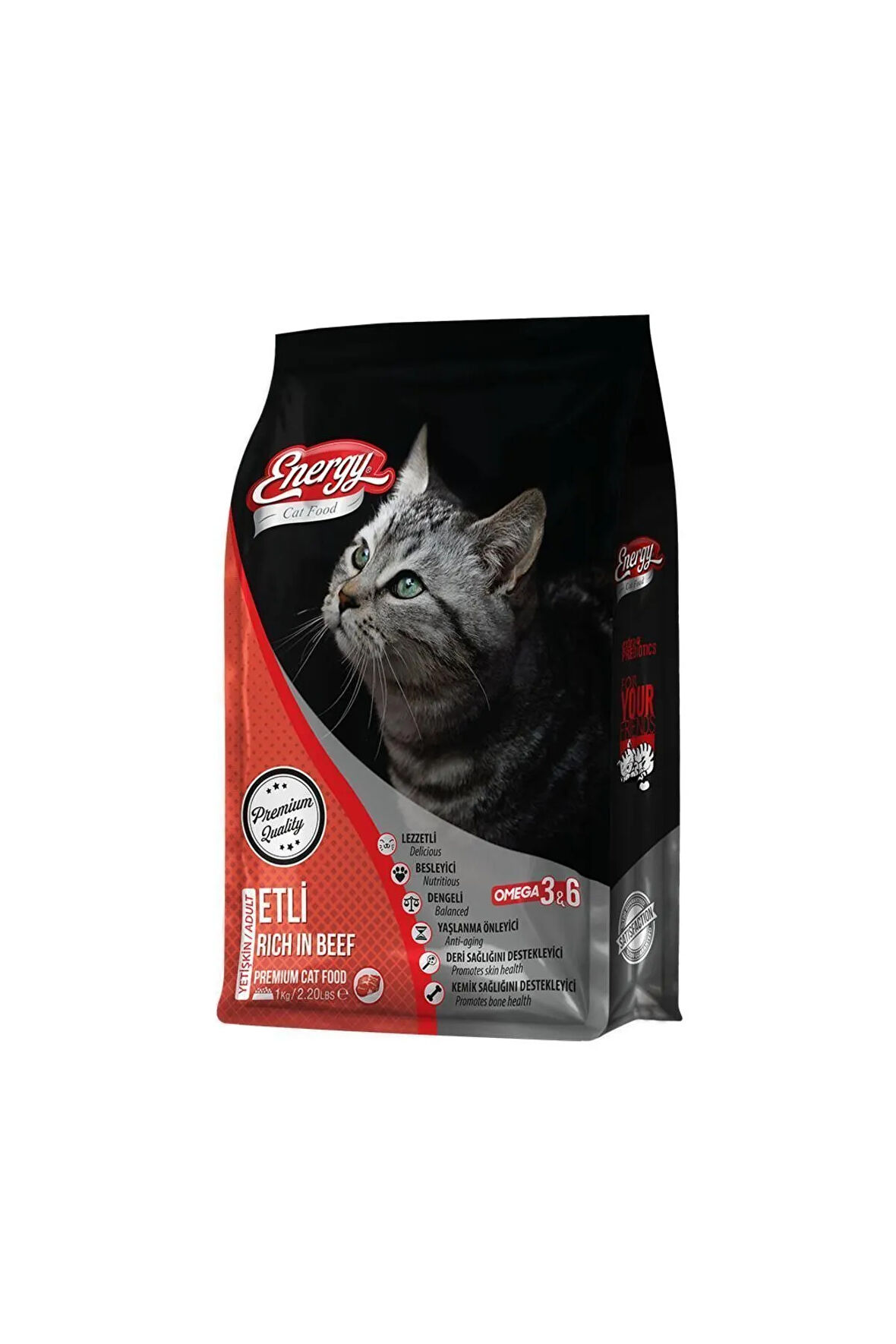 Sığır Etli Yetişkin Kedi Maması 1 Kg