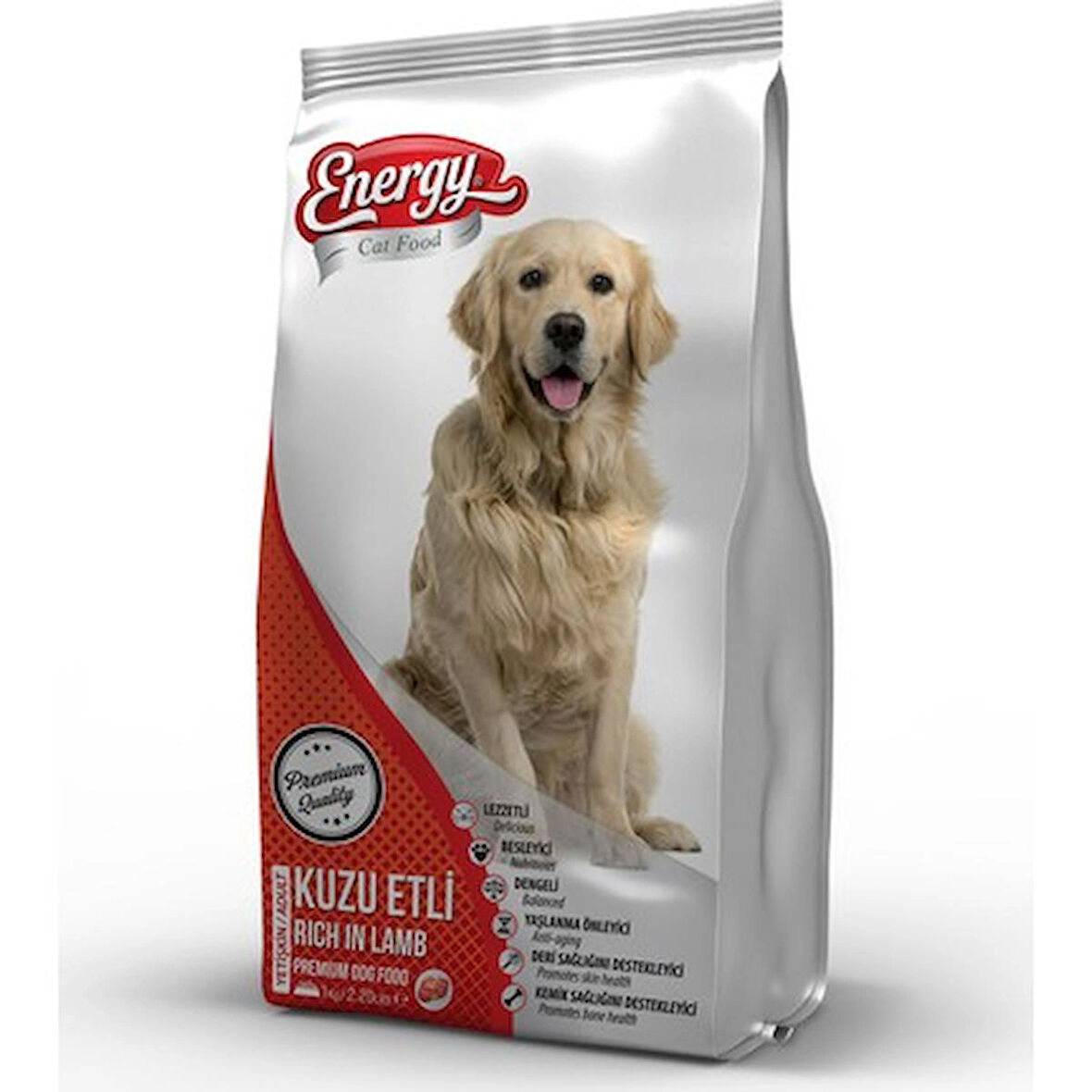 ENERGY YETİŞKİN KÖPEK MAMASI KUZU ETLİ & PİRİNÇLİ 3 KG