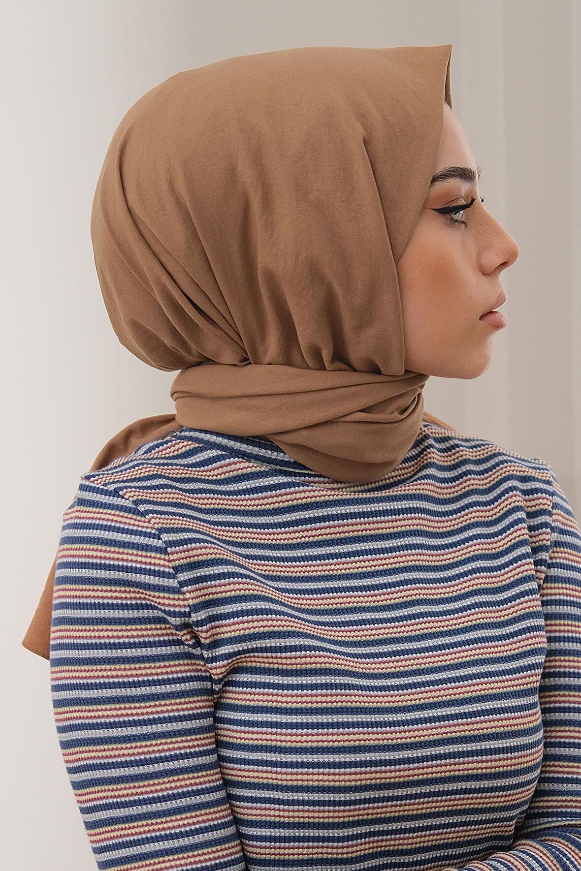 Afvente  Pamuk Cazz Şal Camel