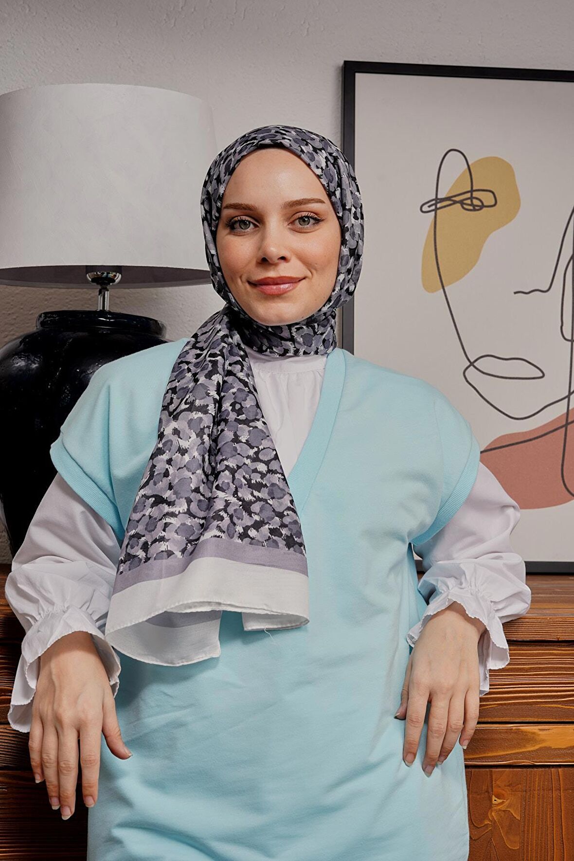 Desenli Soft Şal DSS-06-V2