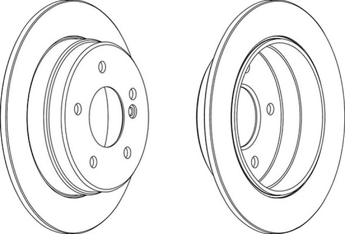 Mercedes Fren Diski Arka - Takım - Frd Ddf539