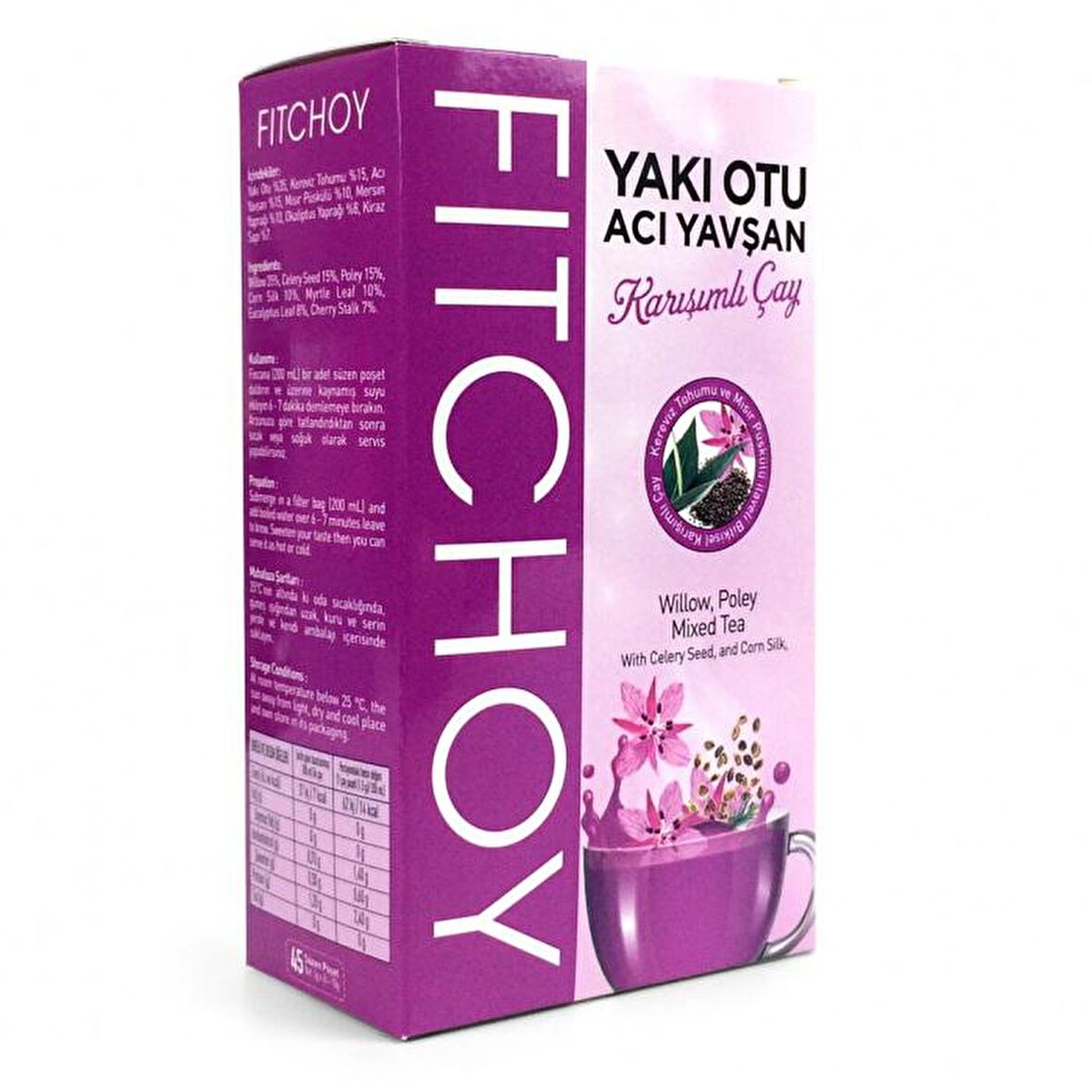 Fitchoy Yakı Otu Acı Yavşan Karışımlı Çay