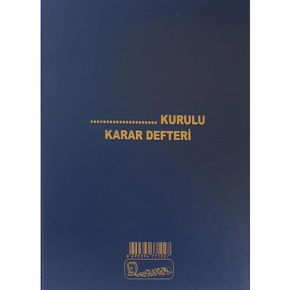 Kocaoluk Karar Defteri Cilt Kapak