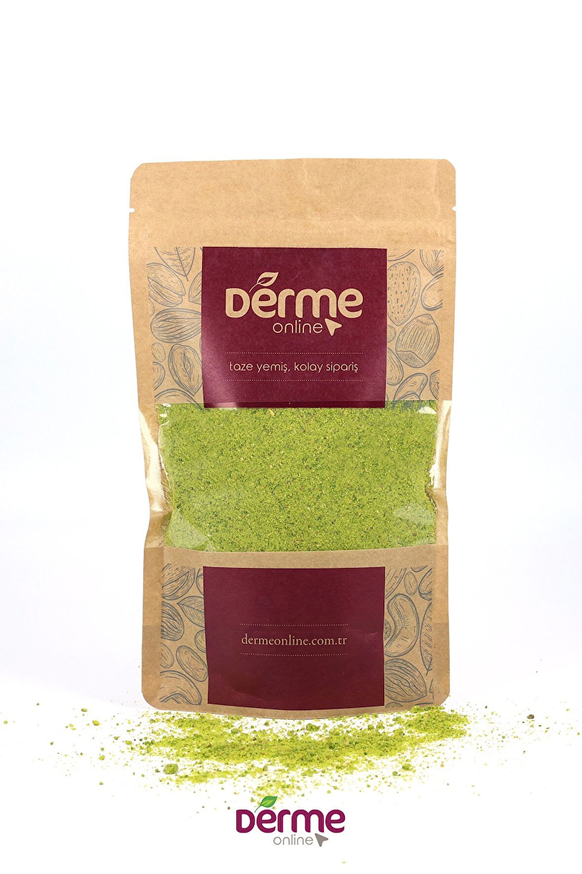 ANTEP FISTIĞI TOZ | ÇEKİLMİŞ BOZ FISTIK 50 GRAM