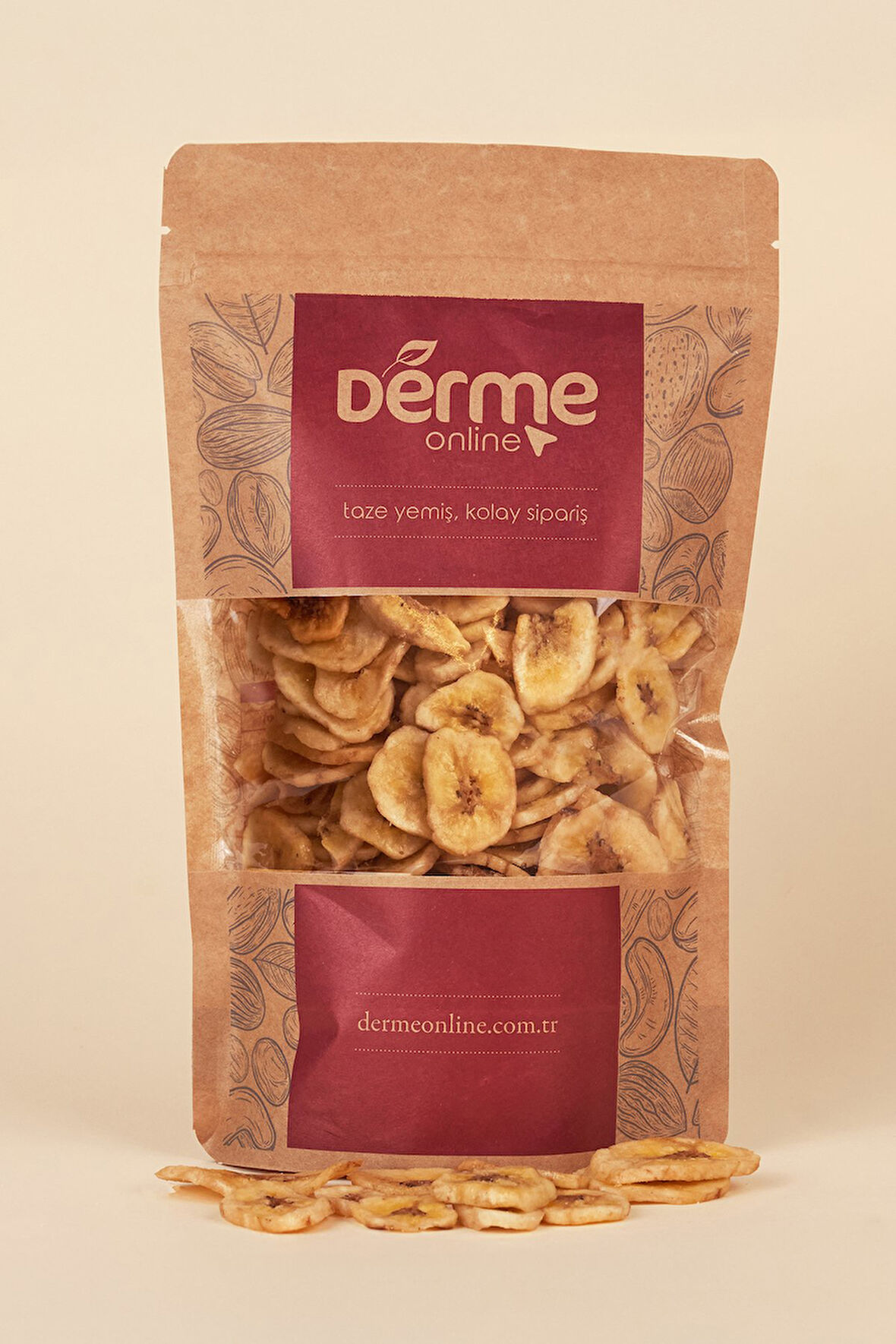 Muz Kurusu Dilimli-Güneşte Kurutulmuş Dilim Muz 250 Gram